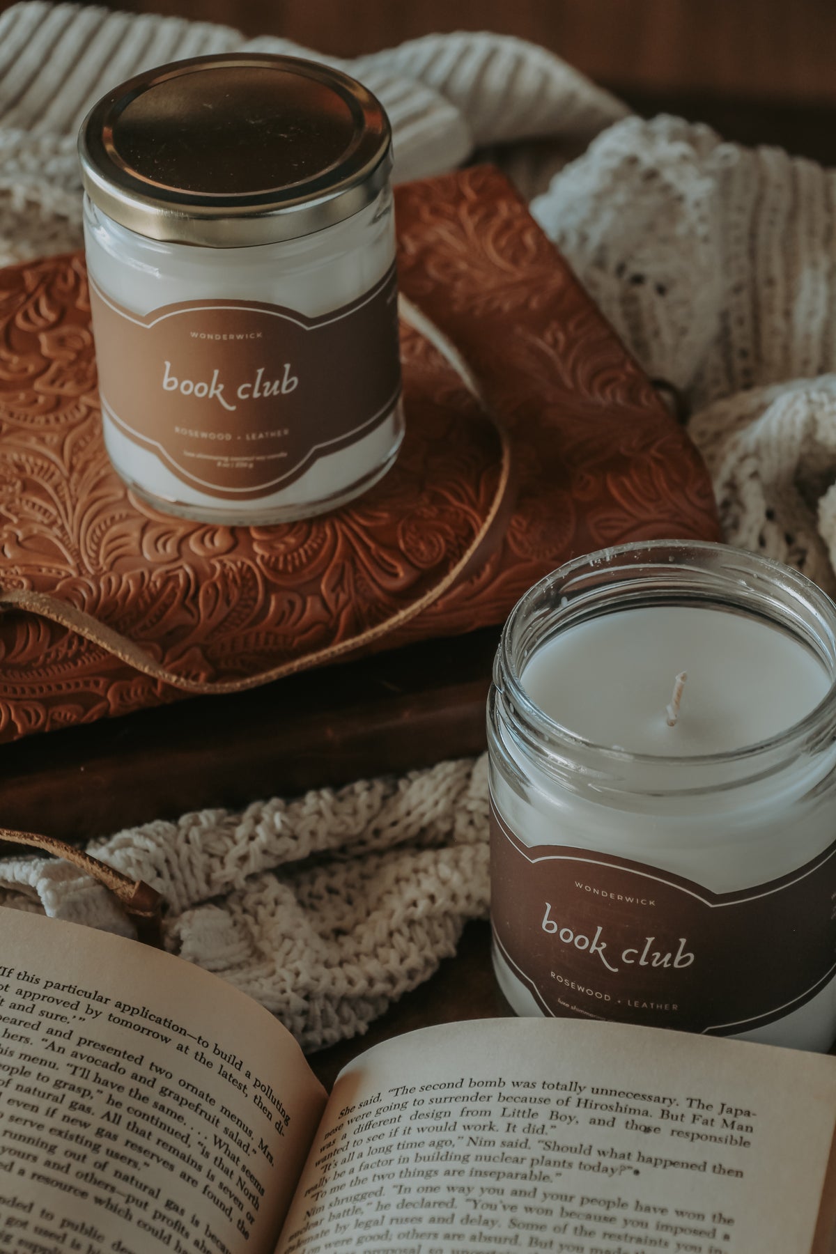 Book Club - Rosewood + Leather