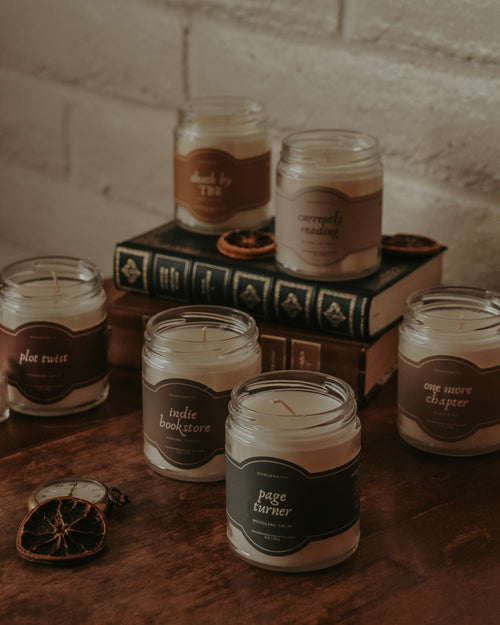 Bookish Holiday Candle Collection