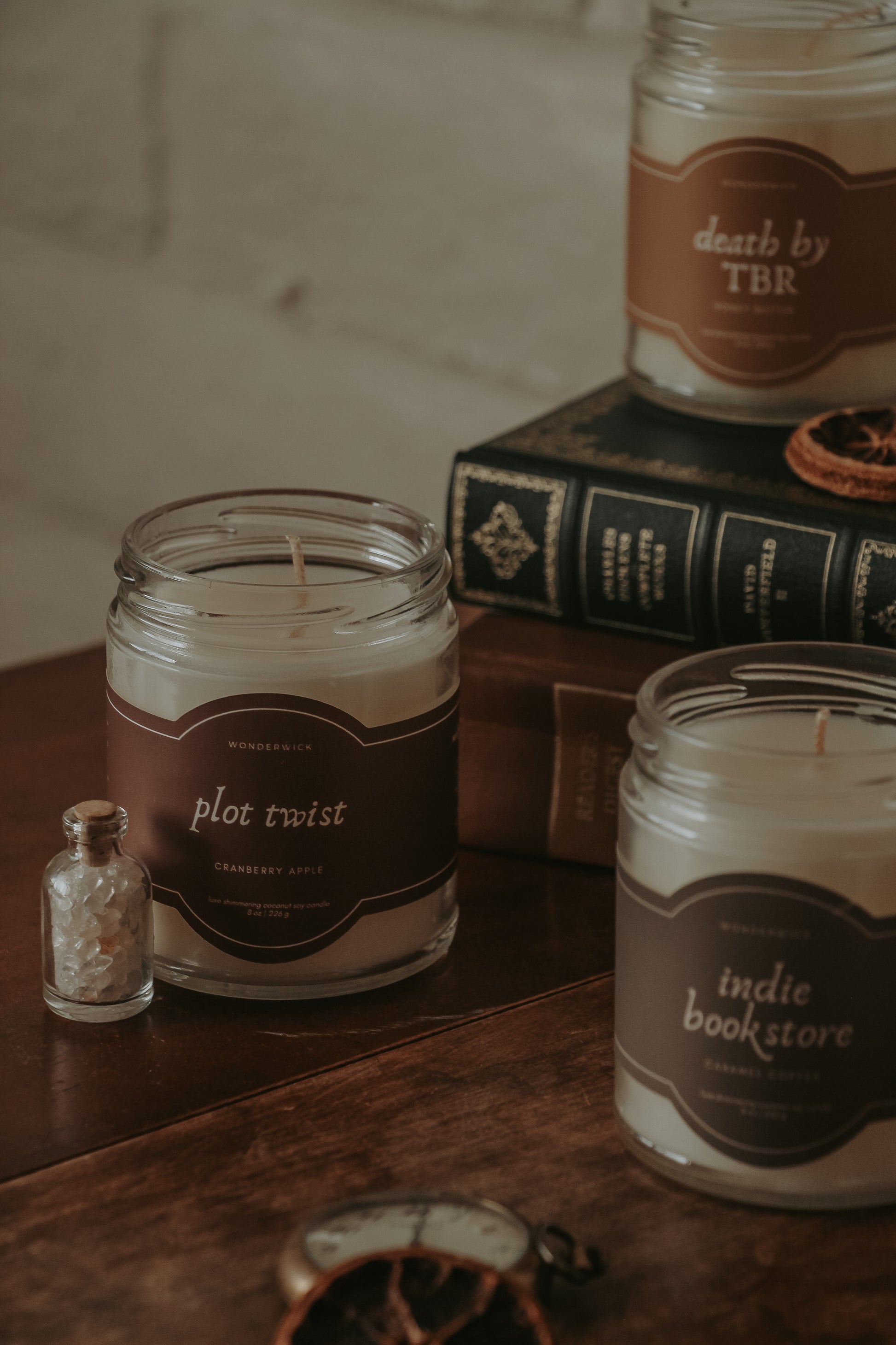 Bookish Holiday Candle Collection