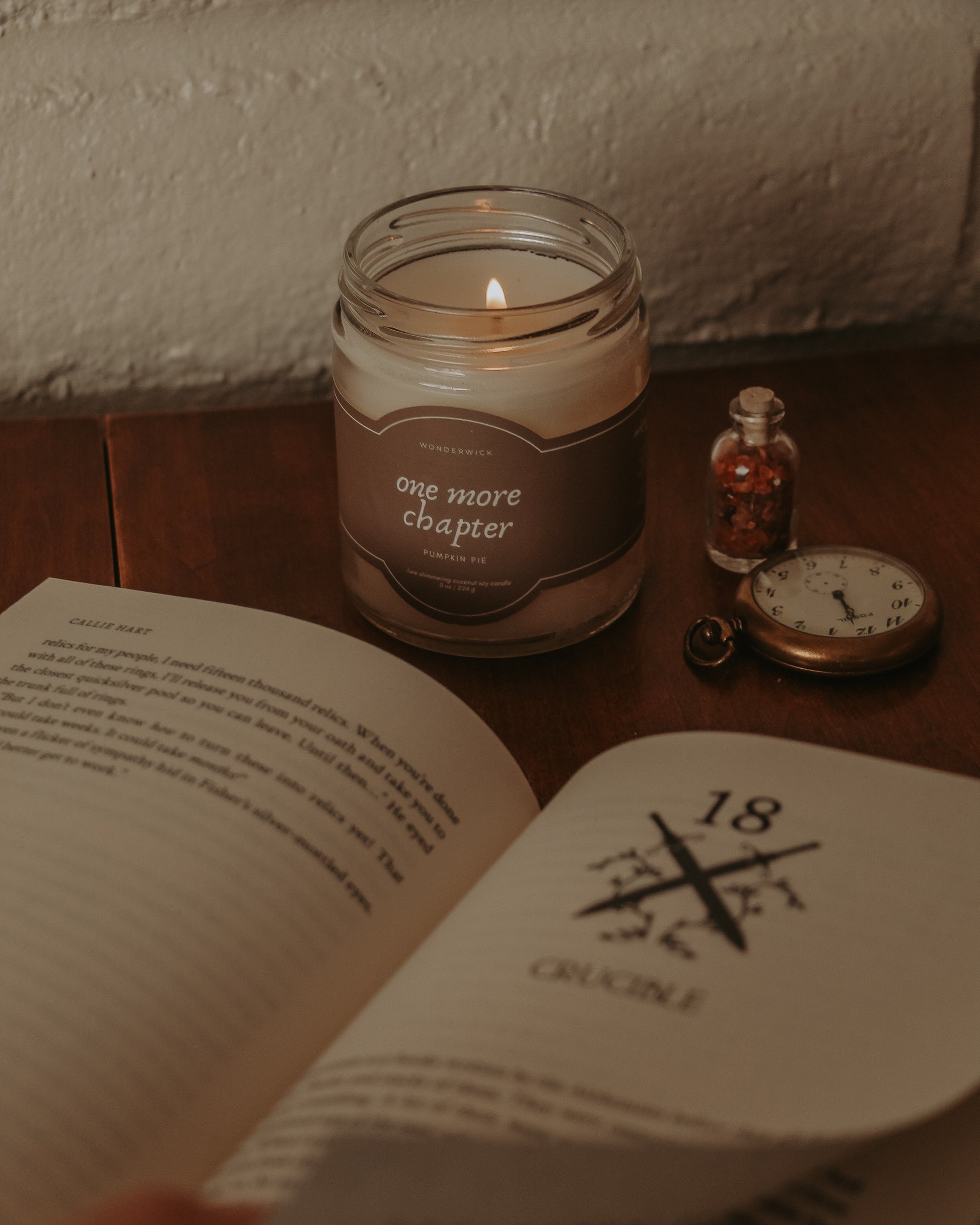 One More Chapter - Holiday Candle