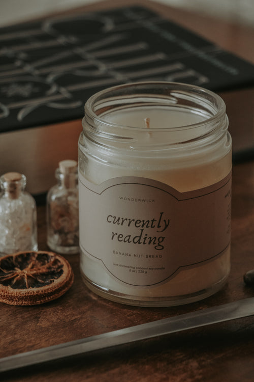 Currently Reading - Holiday Candle