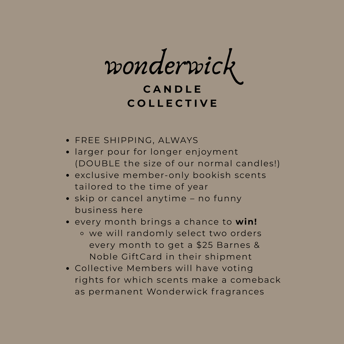Wonderwick Candle Collective Subscription