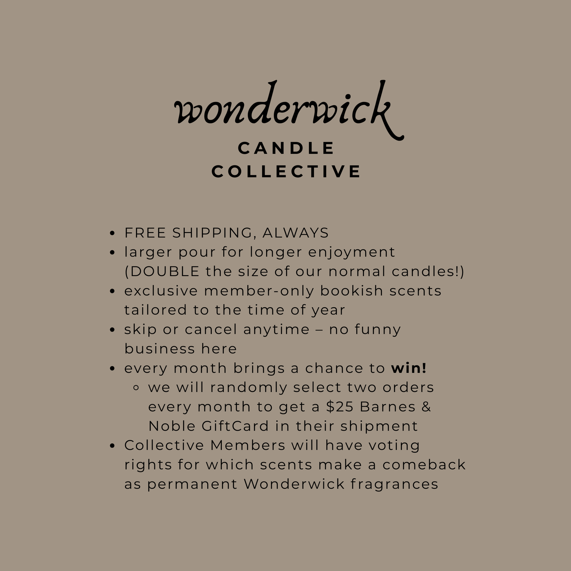 Wonderwick Candle Collective Subscription